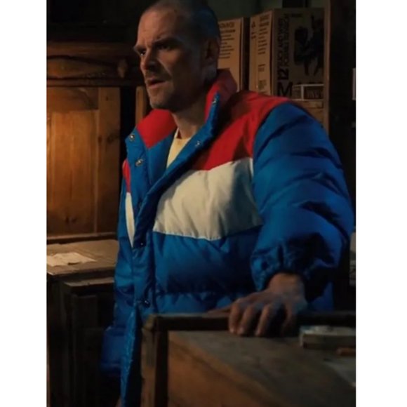 Vintage Puffer Jacket Vest Cool Sporty Ski Stranger Things Sex Education 70s 80s - Picture 11 of 14